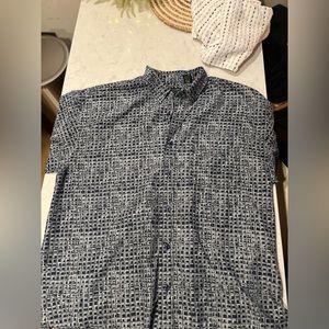 Relaxed fit button down